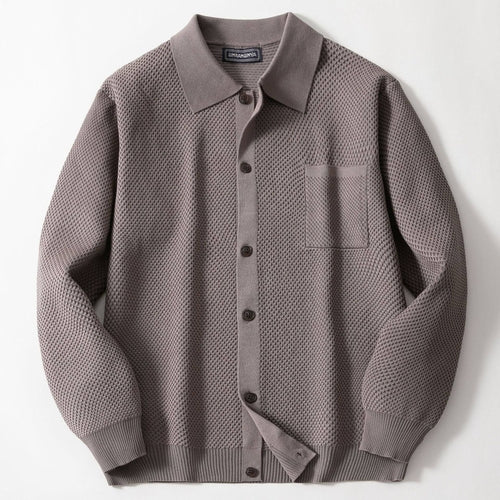 Manteau-gilet en maille dense, style européen et américain