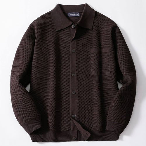 Manteau-gilet en maille dense, style européen et américain