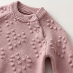 KnitNest™ – Knitted Baby Sweater & Pants Set