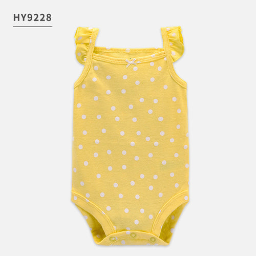TinyJoy™ – Summer Cotton Romper Set for Baby Girls