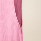 Organic Cotton Summer Sleeping Bag - Pink